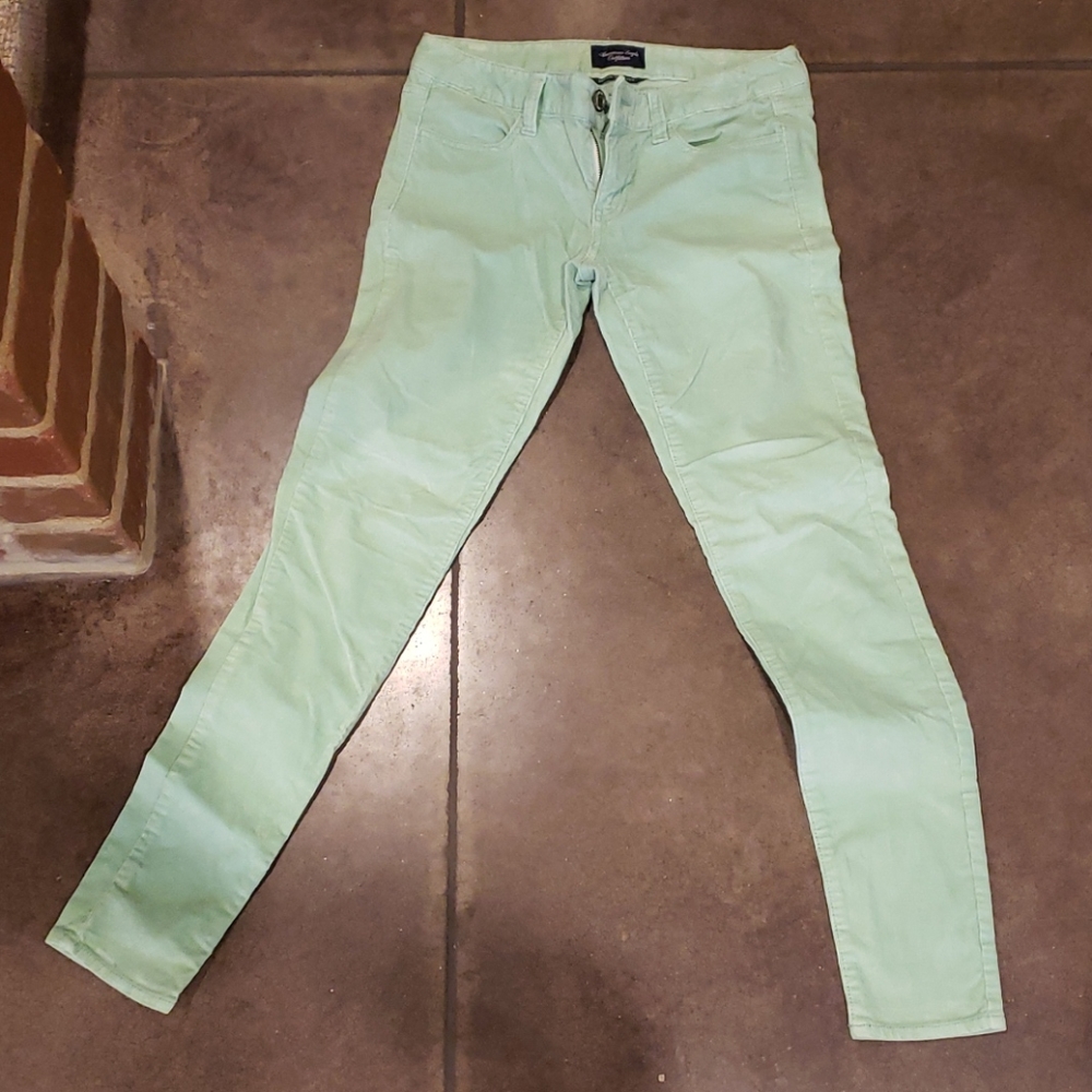 Corderoy Mint Jeans
